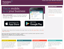 Tablet Screenshot of forestersiwant.com